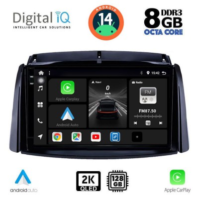 DIGITAL IQ BXF 8551_CPAA (9inc) MULTIMEDIA TABLET for RENAULT KOLEOS mod. 2006-2016