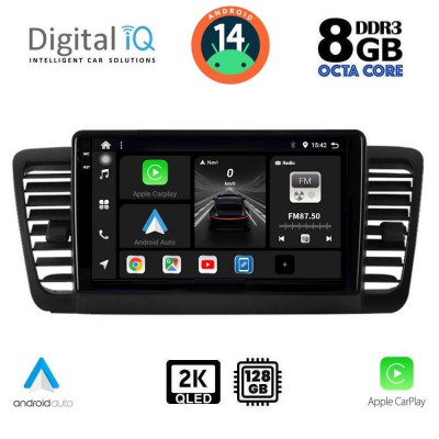 DIGITAL IQ BXF 8665_CPAA (9inc) MULTIMEDIA TABLET for SUBARU LEGACY - OUTBACK mod. 2002-2008