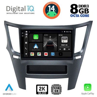 DIGITAL IQ BXF 8667_CPAA (9inc) MULTIMEDIA TABLET for SUBARU LEGACY - OUTBACK mod. 2009>