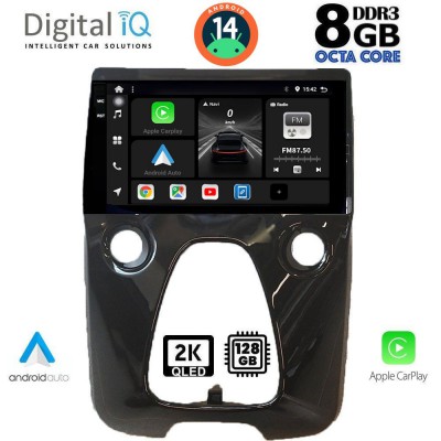 DIGITAL IQ BXF 8708_CPAA A/C (10inc) MULTIMEDIA TABLET for CITROEN C1-PEUGEOT 108-TOYOTA AYGO mod. 2014>