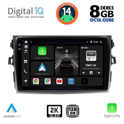 DIGITAL IQ BXF 8713_CPAA (9inc) MULTIMEDIA TABLET for TOYOTA COROLLA 4D mod. 2006-2012