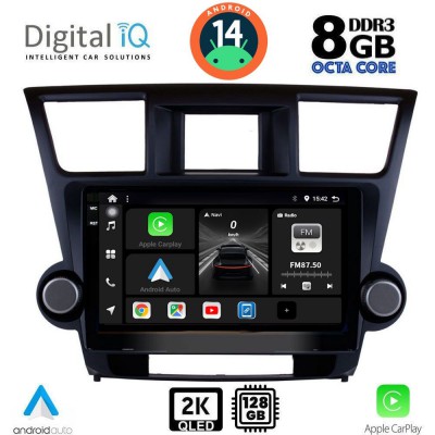 DIGITAL IQ BXF 8719_CPAA (10inc) MULTIMEDIA TABLET for TOYOTA HIGHLANDER mod. 2008-2015