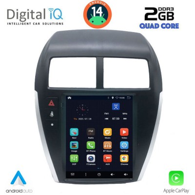 DIGITAL IQ BXC 3952_CPAA TESLA STYLE for MITSUBISHI ASX mod. 2009>