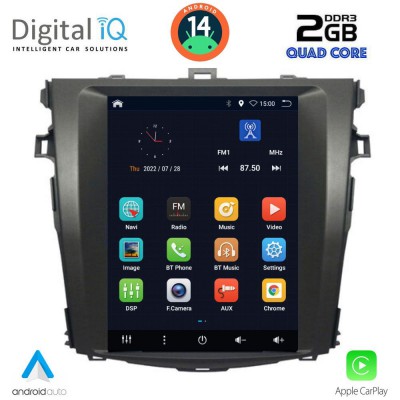 DIGITAL IQ BXC 3963_CPAA TESLA STYLE for TOYOTA COROLLA 4D mod. 2006-2012