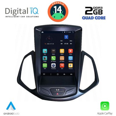 DIGITAL IQ BXC 3966_CPAA TESLA STYLE  for FORD ECOSPORT mod. 2012-2018