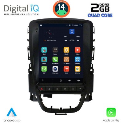 DIGITAL IQ BXC 3972_CPAA TESLA STYLE  for OPEL ASTRA J  2011-2016