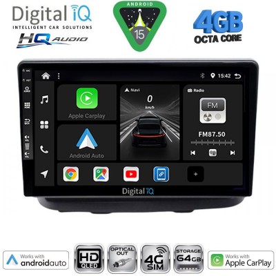 DIGITAL IQ BXK 19135_CPAA (10inc) MULTIMEDIA TABLET for FIAT DOBLO mod. 2002-2009