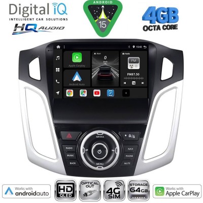 DIGITAL IQ BXK 19157_CPAA (9inc) MULTIMEDIA TABLET for FORD FOCUS mod. 2011-2018