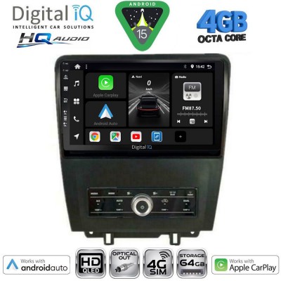 DIGITAL IQ BXK 19165_CPAA (9inc) MULTIMEDIA TABLET for FORD MUSTANG mod. 2010-2015