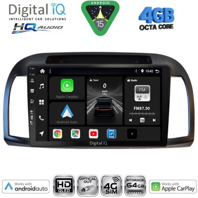 DIGITAL IQ BXK 19457BL_CPAA (9inc) MULTIMEDIA TABLET for NISSAN MICRA K12 mod. 2002-2010 (BLACK)