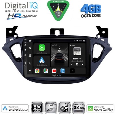 DIGITAL IQ BXK 19486_CPAA (9inc) MULTIMEDIA TABLET for OPEL ADAM - CORSA E  mod. 2014-2019
