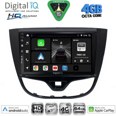 DIGITAL IQ BXK 19489_CPAA (10inc) MULTIMEDIA TABLET for OPEL KARL mod. 2014-2019