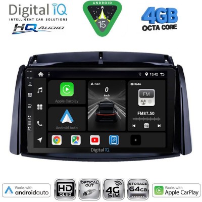 DIGITAL IQ BXK 19551_CPAA (9inc) MULTIMEDIA TABLET for RENAULT KOLEOS mod. 2006-2016