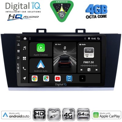 DIGITAL IQ BXK 19668_CPAA (9inc) MULTIMEDIA TABLET for SUBARU LEGACY - OUTBACK mod. 2014-2019