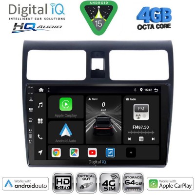 DIGITAL IQ BXK 19684_CPAA (10inc) MULTIMEDIA TABLET for SUZUKI SWIFT mod. 2005-2011