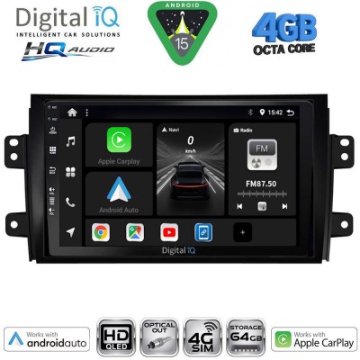 DIGITAL IQ BXK 19688_CPAA (9inc) MULTIMEDIA TABLET for FIAT SEDICI – SUZUKI SX4 mod. 2005-2013
