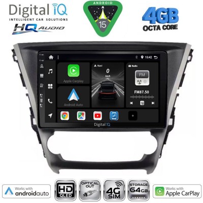 DIGITAL IQ BXK 19706_CPAA (10inc) MULTIMEDIA TABLET for TOYOTA AVENSIS mod. 2016-2019