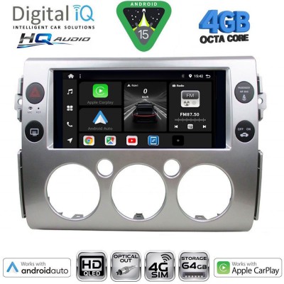 DIGITAL IQ BXK 19717_CPAA (9inc) MULTIMEDIA TABLET for TOYOTA FJ CRUISER mod. 2007-2013
