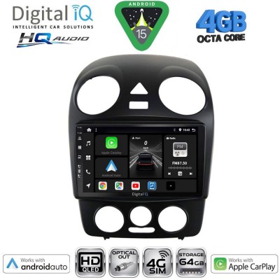 DIGITAL IQ BXK 19742_CPAA (9inc) MULTIMEDIA TABLET for VW BEETLE mod. 2004-2011