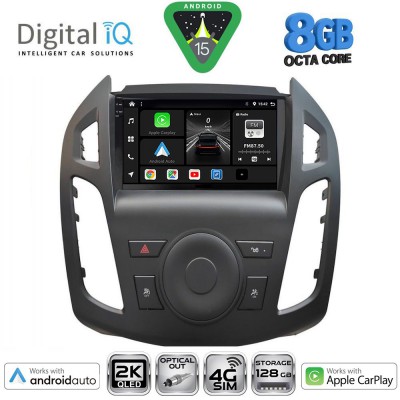 DIGITAL IQ BXK 20176_CPAA (9inc) MULTIMEDIA TABLET for FORD TRANSIT CONNECT mod. 2013-2018
