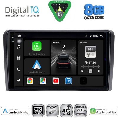 DIGITAL IQ BXK 20455_CPAA (9inc) MULTIMEDIA TABLET for NISSAN PRIMERA P12 mod. 2001-2008