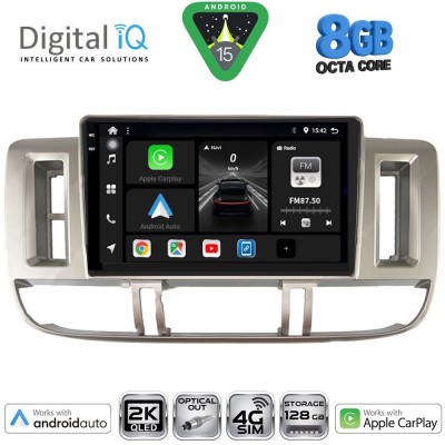 DIGITAL IQ BXK 20474_CPAA (9inc) MULTIMEDIA TABLET for NISSAN XTRAIL mod. 2000-2004
