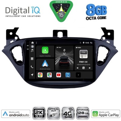 DIGITAL IQ BXK 20486_CPAA (9inc) MULTIMEDIA TABLET for OPEL ADAM - CORSA E  mod. 2014-2019
