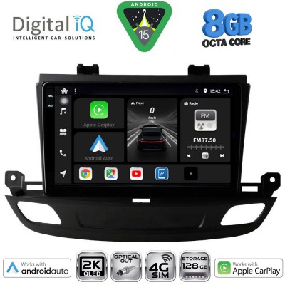 DIGITAL IQ BXK 20493_CPAA (9inc) MULTIMEDIA TABLET for OPEL INSIGNIA mod. 2018-2024