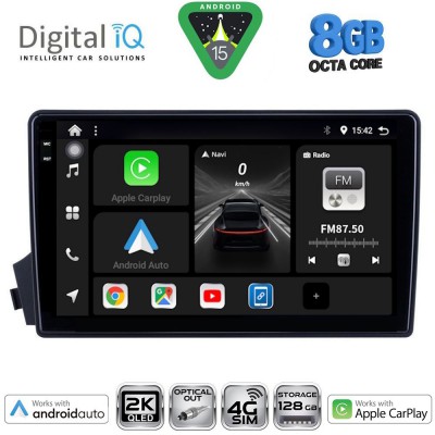 DIGITAL IQ BXK 20650_CPAA (9inc) MULTIMEDIA TABLET for SSANGYONG ACTYON - KYRON mod. 2006-2015