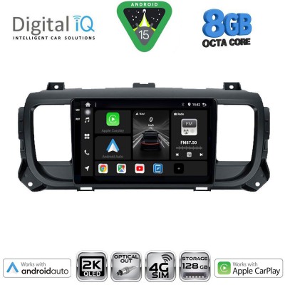DIGITAL IQ BXK 20729_CPAA (9inc) MULTIMEDIA TABLET for CITROEN JUMPY-SPACETOURER – PEUGEOT EXPERT-TRAVELLER - TOYOTA PROACE mod.2016-2026