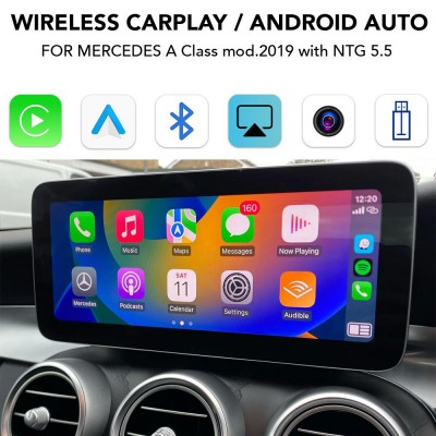 DIGITAL IQ BZ 247 CPAA (CARPLAY / ANDROID AUTO BOX for MERCEDES A Class W177 mod.2018-2019 with NTG 5.5)