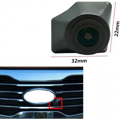 DIGITAL IQ CAMERA QS8022 (AHD-NTSC) FRONT CAMERA for KIA SPORTAGE mod. 2010-2015