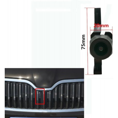 DIGITAL IQ CAMERA QS8079 (AHD-NTSC) FRONT CAMERA for SKODA OCTAVIA mod. 2013-2021