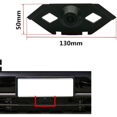 DIGITAL IQ CAMERA QS8162 (AHD-NTSC) FRONT CAMERA for VW TIGUAN mod. 2016-2024