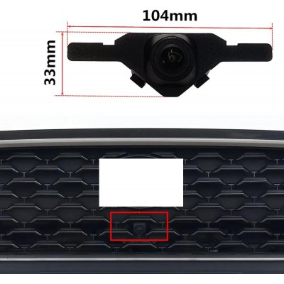 DIGITAL IQ CAMERA QS8310 (AHD-NTSC) FRONT CAMERA for TOYOTA COROLLA CROSS mod. 2021-2026