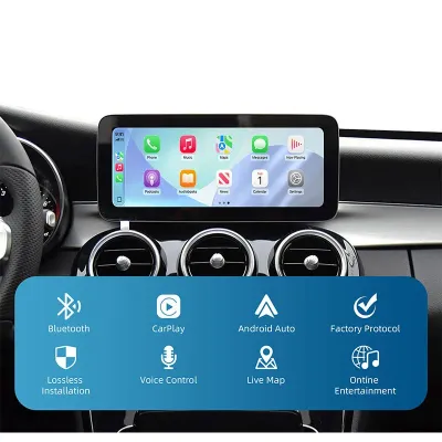 DIGITAL IQ BZ 504F CPAA (WIRELESS CARPLAY / ANDROID AUTO BOX for MERCEDES mod. 2017-2021 with NTG 5.5 with 10.25
