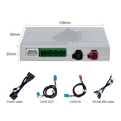 DIGITAL IQ LR 523F CPA (WIRELESS CARPLAY / ANDROID AUTO BOX with 2 CAMERA IN for JAGUAR - LAND ROVER mod. 2016-2019 with HARMAN 8