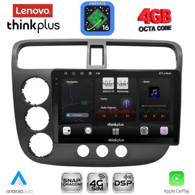 LENOVO LTG 7187_CPA (9inc) MULTIMEDIA TABLET for HONDA CIVIC 4D mod. 2001-2006