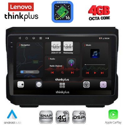 LENOVO LTG 7272_CPA (10inc) MULTIMEDIA TABLET for JEEP mod. 2007-2014 - DODGE mod. 2007-2014