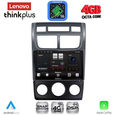 LENOVO LTG 7324BL_CPA (A/C+CLIMA) (9inc) MULTIMEDIA TABLET for KIA SPORTAGE mod. 2004-2010