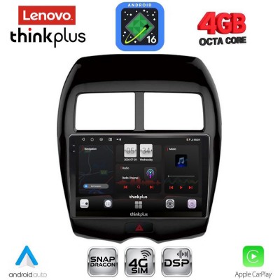 LENOVO LTG 7430_CPA (10inc) MULTIMEDIA TABLET for MITSUBISHI ASX mod. 2009-2020 - PEUGEOT 4008 mod. 2012-2018