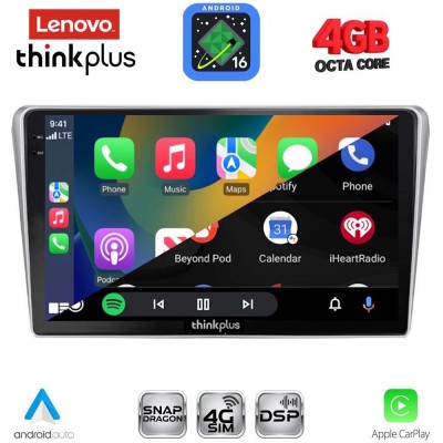 LENOVO LTG 7704BL_CPA (9inc) MULTIMEDIA TABLET for TOYOTA AVENSIS (T25) mod. 2003-2009 (BLACK)