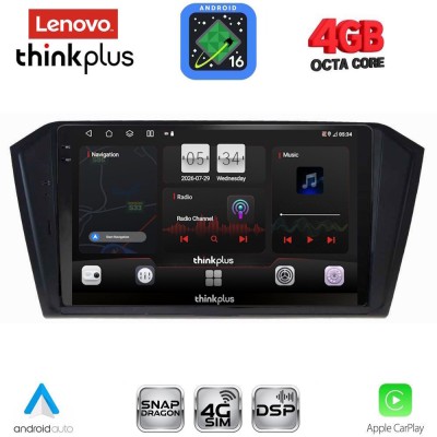 LENOVO LTG 7750_CPA (10inc) MULTIMEDIA TABLET for VW PASSAT mod. 2016-2023