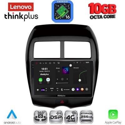 LENOVO LTM 11430_CPA (10inc) MULTIMEDIA TABLET for MITSUBISHI ASX mod. 2009-2020 - PEUGEOT 4008 mod. 2012-2018