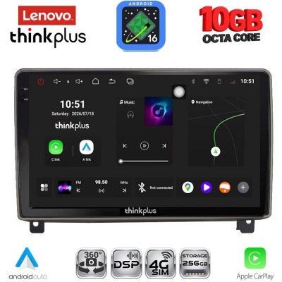 LENOVO LTM 11517_CPA (9inc) MULTIMEDIA TABLET for PEUGEOT 407 mod. 2004-2011