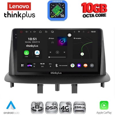 LENOVO LTM 11556_CPA (9inc) MULTIMEDIA TABLET for RENAULT MEGANE 3 mod. 2009-2016