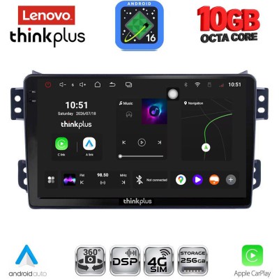 LENOVO LTM 11682_CPA (9inc) MULTIMEDIA TABLET for OPEL AGILA - SUZUKI SPLASH mod. 2008-2018