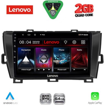 LENOVO LVD 2726BL_CPA (9inc) MULTIMEDIA TABLET for TOYOTA PRIUS mod. 2009-2015 (BLACK)