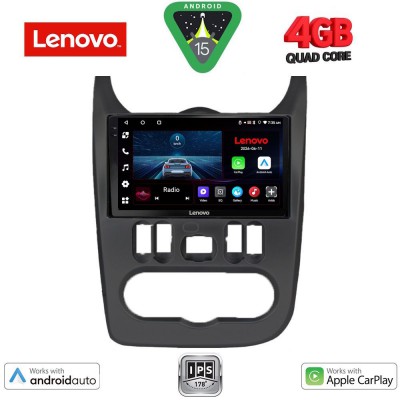 LENOVO LVE 8101BL_CPAA (9inc) MULTIMEDIA TABLET for DACIA DUSTER – LOGAN – SANDERO mod. 2006-2012  (BLACK)