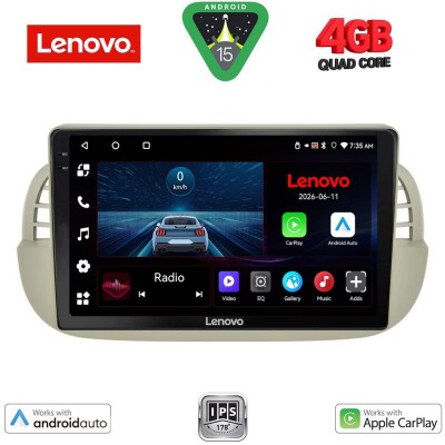 LENOVO LVE 8130BG_CPAA (9inc) MULTIMEDIA TABLET for FIAT 500 mod. 2007-2015  (BEIGE)
